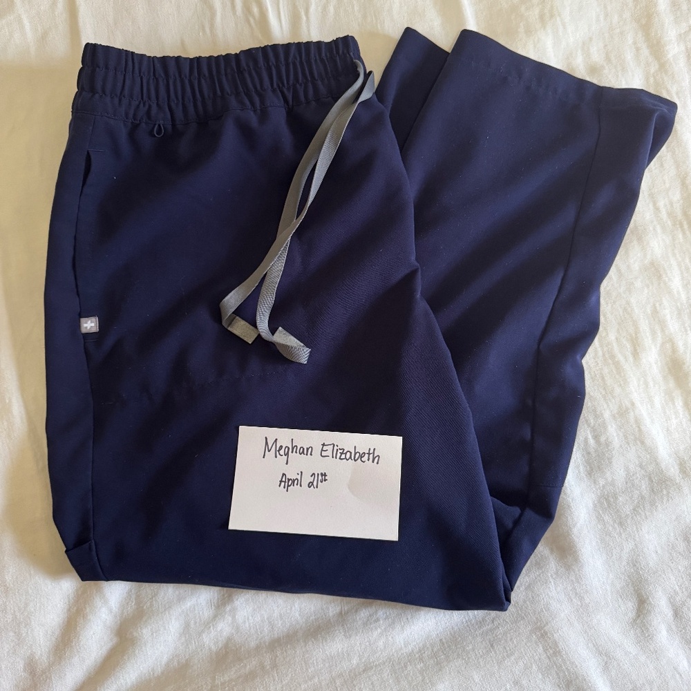 FIGS Navy High Waisted Sheridan - Relaxed Barrel Scrub Pant 2XL